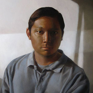 Painting: 'Paulo' - Oil on Panel, 12x16in, by Amy Koslowski Ordoveza